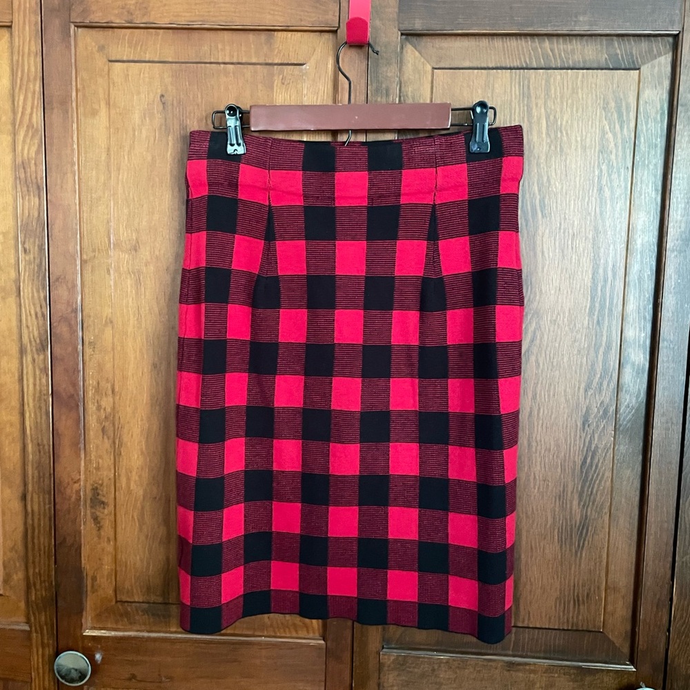 Chaps plaid skirt